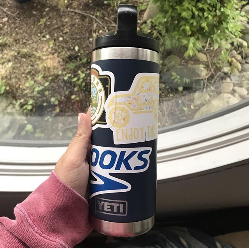 Yeti with stickers!!!!